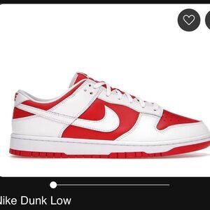 Nike Dunk Low Championship Red Sneakers